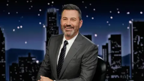 Late-night host Jimmy Kimmel for now pulled from broadcast due to controversial remarks about right-wing commentator Charlie Kirk