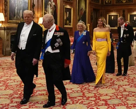 Royals Deploy Red Carpet During Demonstrations; Kimmel Taken Off Air Due To Kirk Comments