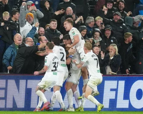 Agony for Forest's Manager as Swansea Surprise Nottingham Forest with Late Revival